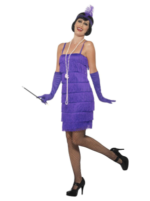 Disfraz de Charleston Morado