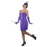 Disfraz de Charleston Morado