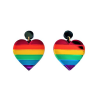 Pendientes Corazon Arcoiris Mini Deluxe