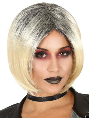 Peluca Muñeca Novia Diabolica