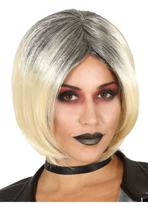 Peluca Muñeca Novia Diabolica
