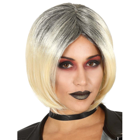 Peluca Muñeca Novia Diabolica