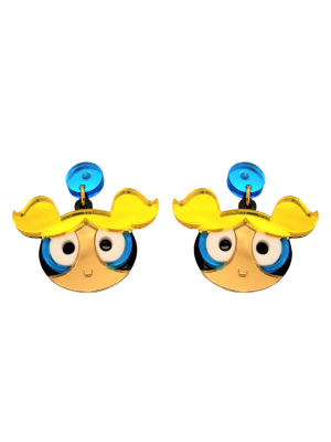 Pendientes Super Nena Azul Mini Deluxe