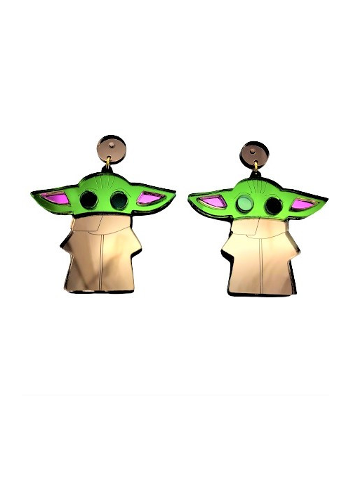 Pendientes Baby Joda Mini Deluxe