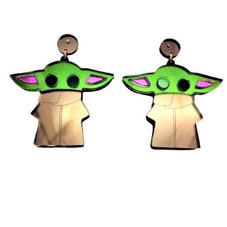 Pendientes Baby Joda Mini Deluxe