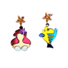 Pendientes La Sirenita Mini Deluxe