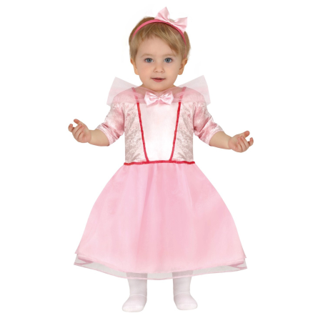 Disfraz de Princesa Rosa Bebe