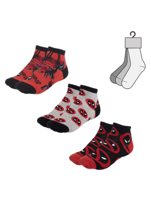 Calcetines Deadpoll Tobilleros
