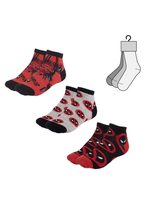 Calcetines Deadpoll Tobilleros