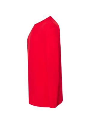 T-shirt Rouge à Manches Longues