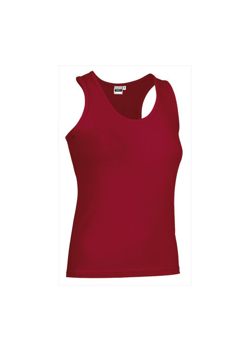 Camiseta Roja Tirante Ancho Adulto
