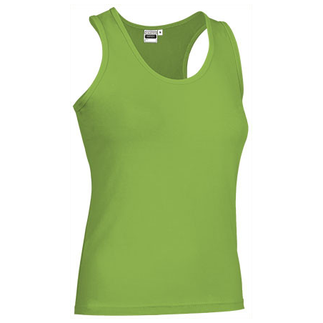 Camiseta Verde Fosforito Tirante Estrecho