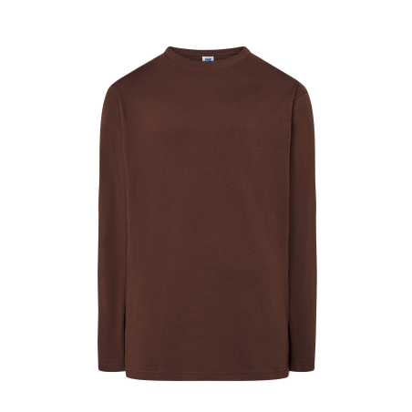 Camiseta Marron Manga Larga Adulto