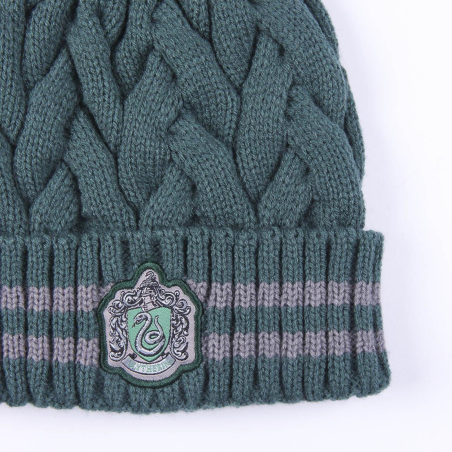 Gorro Slytherin con Pompom