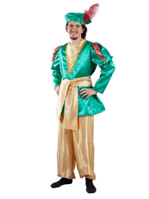 Disfraz de Paje Verde