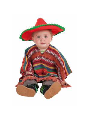 Disfraz de Poncho Mexicano Bebe