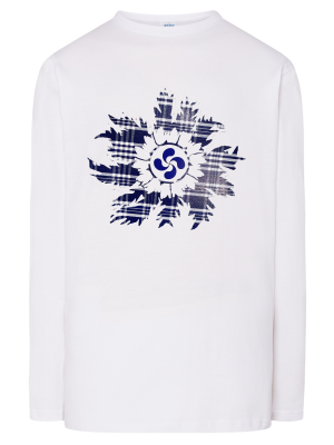 Camiseta Eguzkilore Lauburu manga larga Hombre