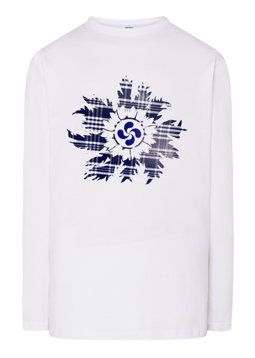 Camiseta Eguzkilore Lauburu manga larga Hombre