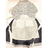 Conjunto Casera Infantil Negro Laida