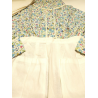 Traje de aldeana Azul de flores - Trajes Neska - Baserritarra Niña