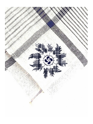 Pañuelo de arrantzale pequeño cuadros azul