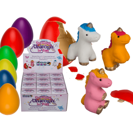 Unicornio que crece en Huevo