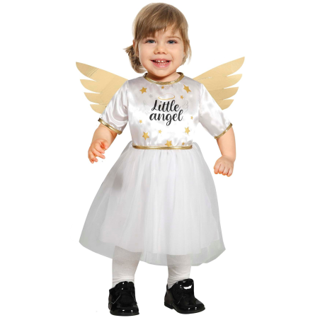 Disfraz de Angel con Tutu Bebe