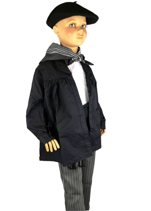 Traje De Aldeano Negro Infantil
