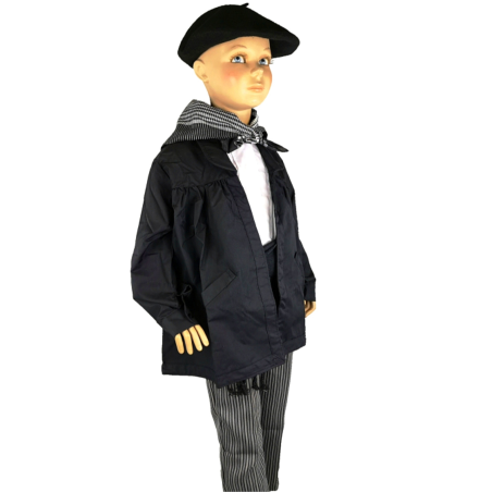 Traje De Aldeano Negro Infantil