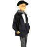 Traje De Aldeano Negro Infantil