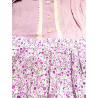 Conjunto Casera Rosa y Lila para niña