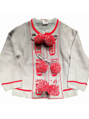 Mendigoizale Provincias Gris con Rojo - Trajes regionales vascos