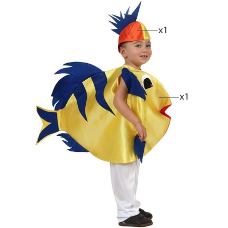 Disfraz de Pez Amarillo Infantil