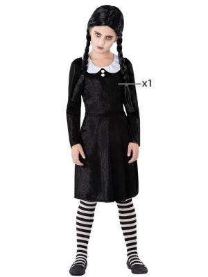 Disfraz de Familia de Terror Miercoles Infantil