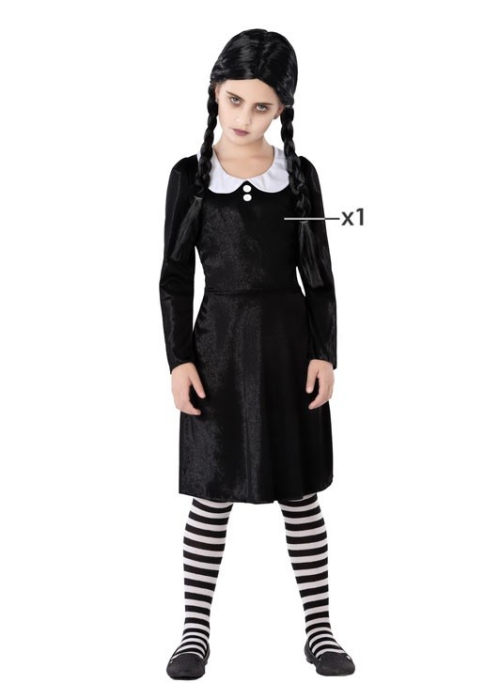 Disfraz de Familia de Terror Miercoles Infantil