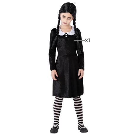 Disfraz de Familia de Terror Miercoles Infantil