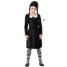 Disfraz de FamiliaDisfraz de Miércoles para Niña - Disfraces de la Familia Addams de Terror Miercoles Infantil