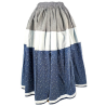 Falda Casera o Baserritarra Azul - Trajes regionales Vascos