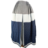 Falda Casera o Baserritarra Azul - Trajes regionales Vascos