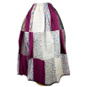 Falda Casera Patchwork Morada