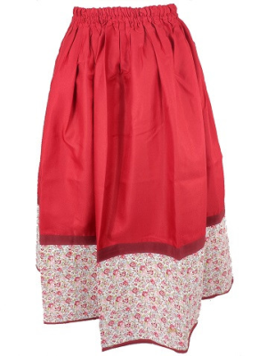 Falda Casera Granate - Trajes regionales Vascos