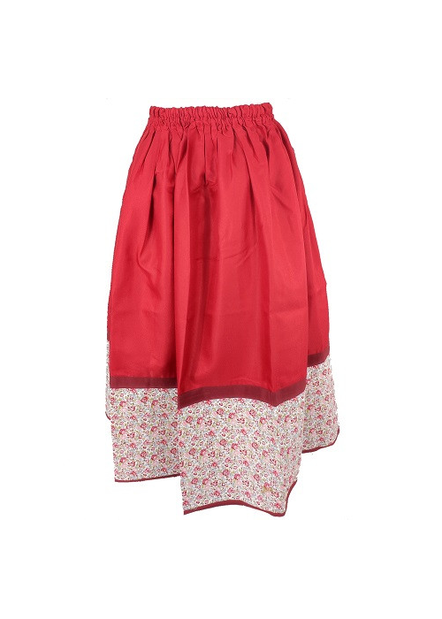Falda Casera Granate - Trajes regionales Vascos