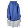 Falda Casera Azul para mujer Araotz - Trajes Regionales Vascos