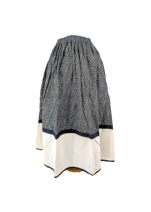 Falda Carera Negra Flores Araotz - Trajes Regionales Vascos
