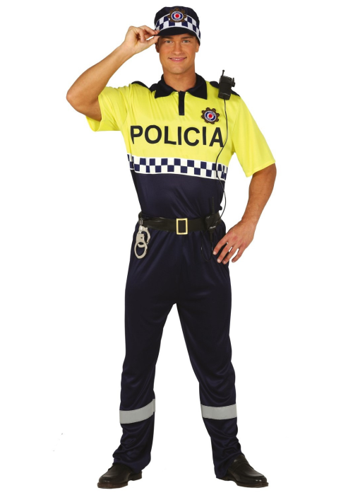 Disfraz de policía con chaleco por 26,50 €