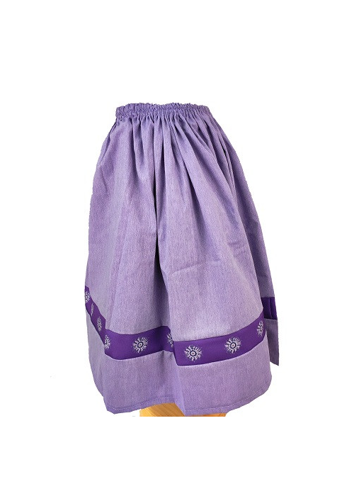 Falda Casera Granate Bies Eguzkilore Infantil