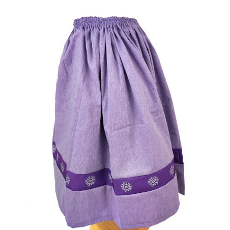 Falda Casera Granate Bies Eguzkilore Infantil