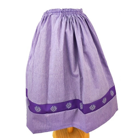 Falda Casera Granate Bies Eguzkilore Infantil