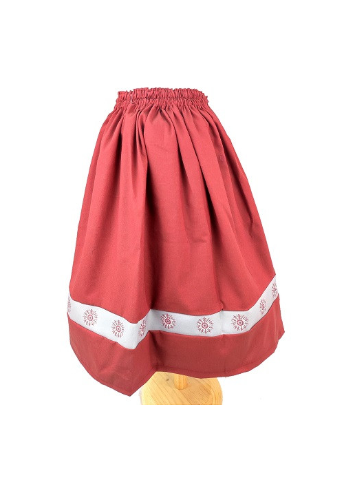 Falda Casera Granate Bies Eguzkilore Infantil