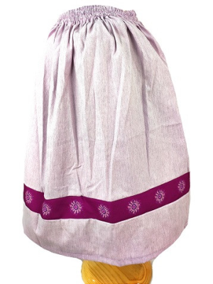 Falda Casera Granate Bies Eguzkilore Infantil
